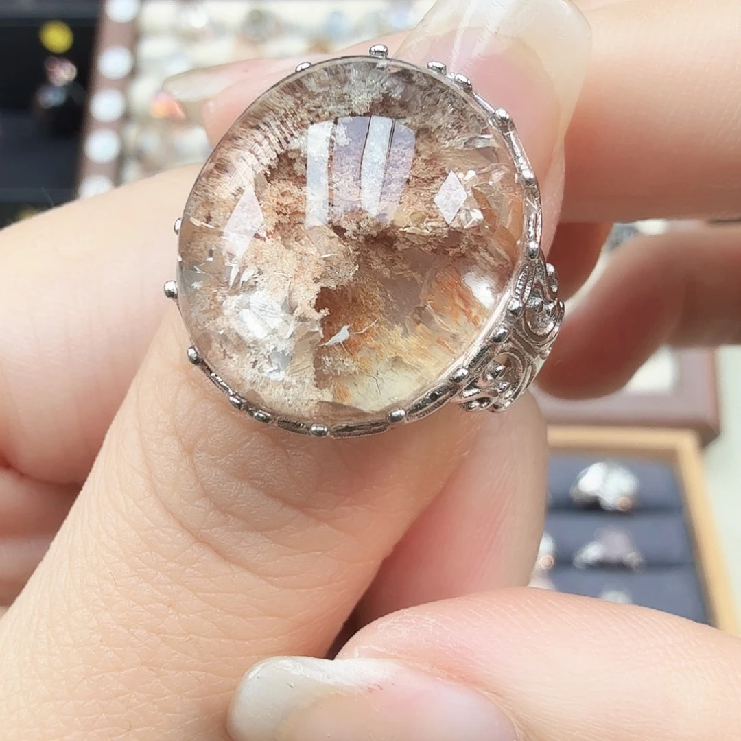 M***Y水晶银S925镶嵌戒指