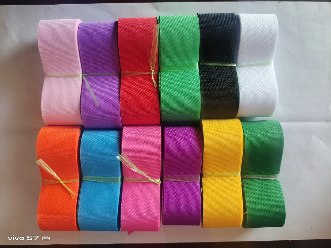 3厘米宽彩色涤纶鞋垫包边条(挂浆偏硬更好操作)