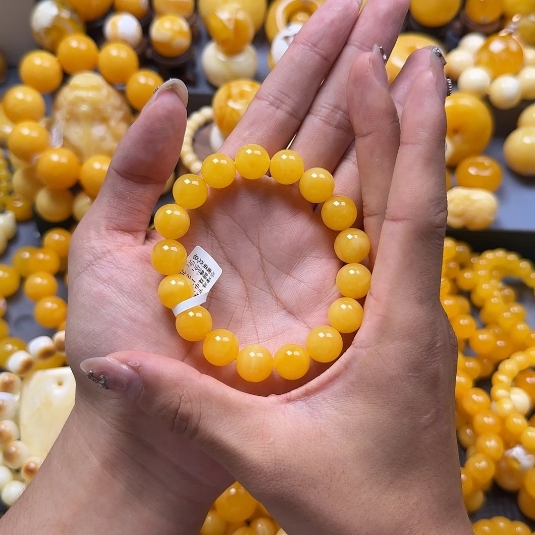 未镶嵌蜜蜡珠宝奇石12mm