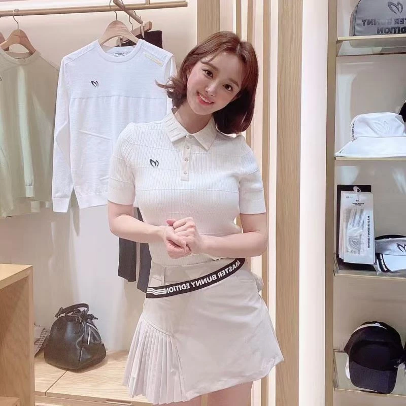 M兔耳朵家春夏新款女装印花边带包小百褶短裙来了!W822085-45