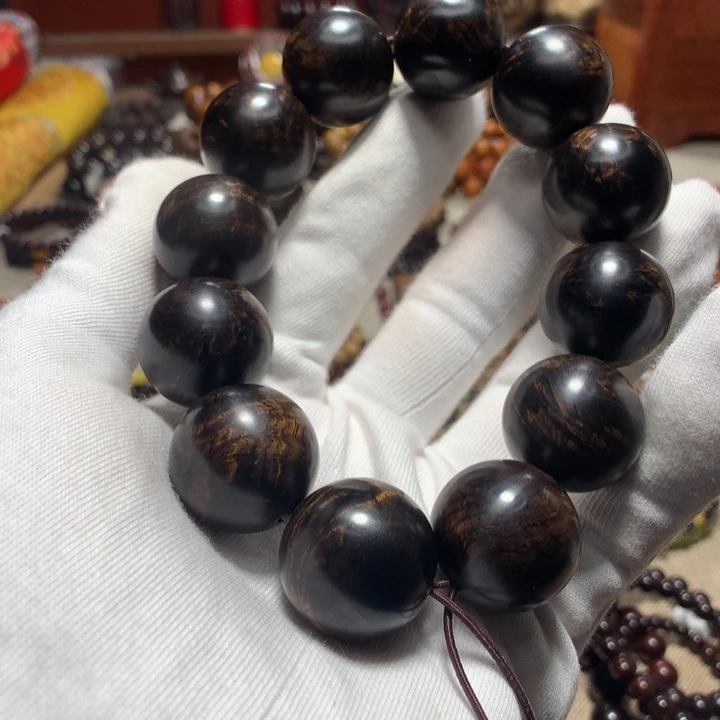 小叶紫檀手串/手链孽*20紫光檀12颗