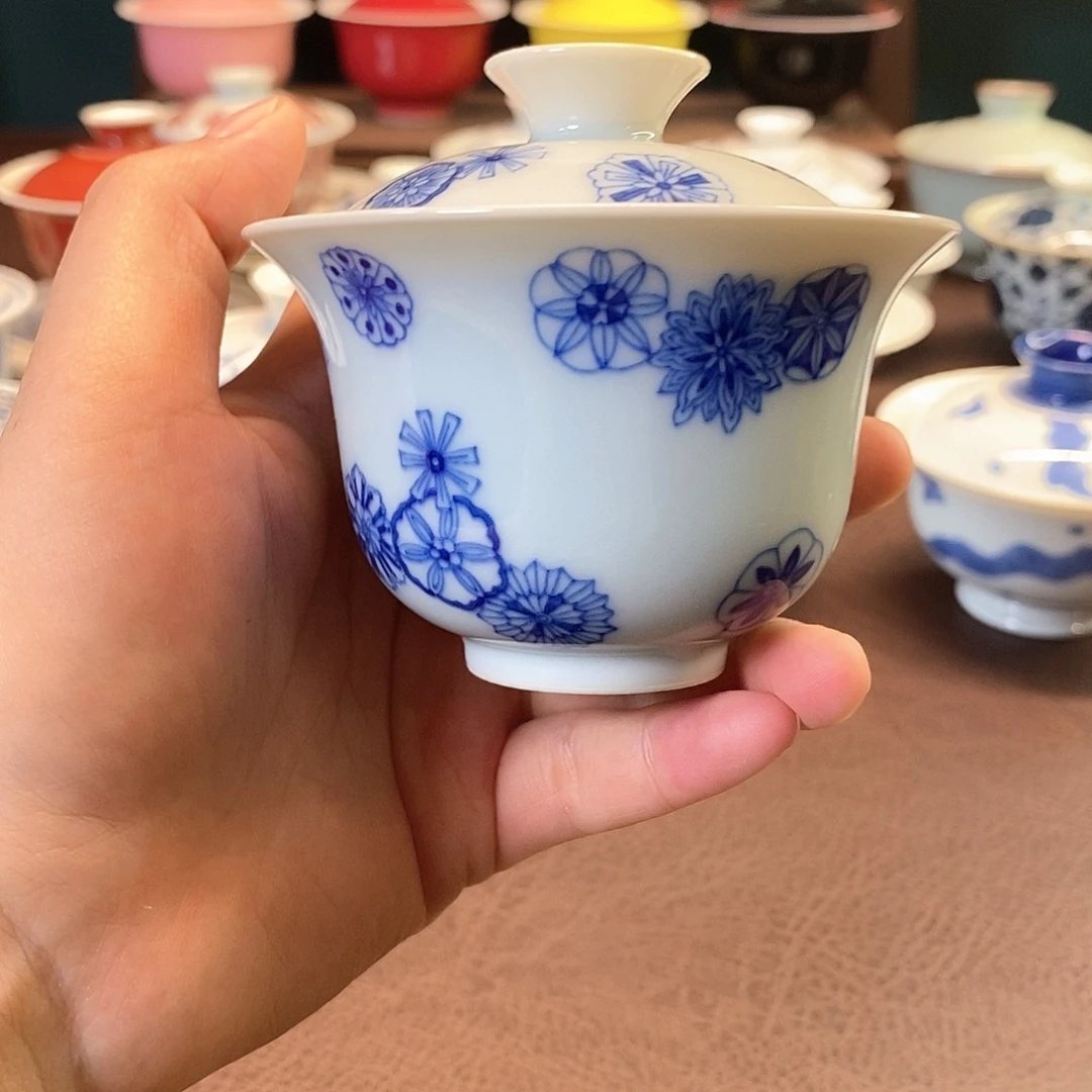 7.0-120cc 青花皮球花 微品福利