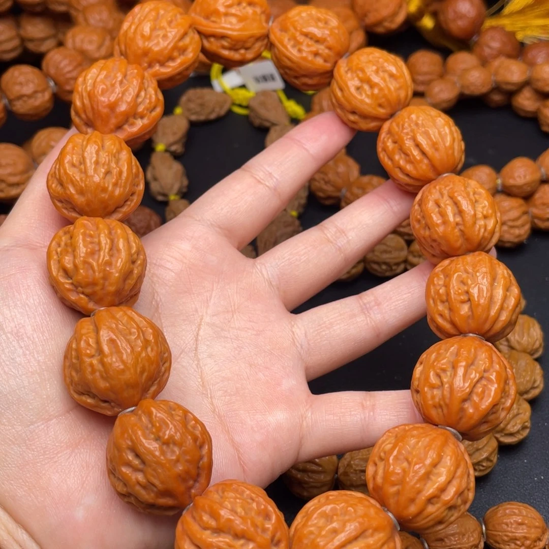 文玩核桃手串粗筋八棱麻花手持