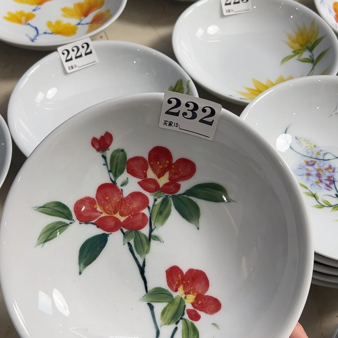 瓷片景德镇陶瓷手工手绘制作