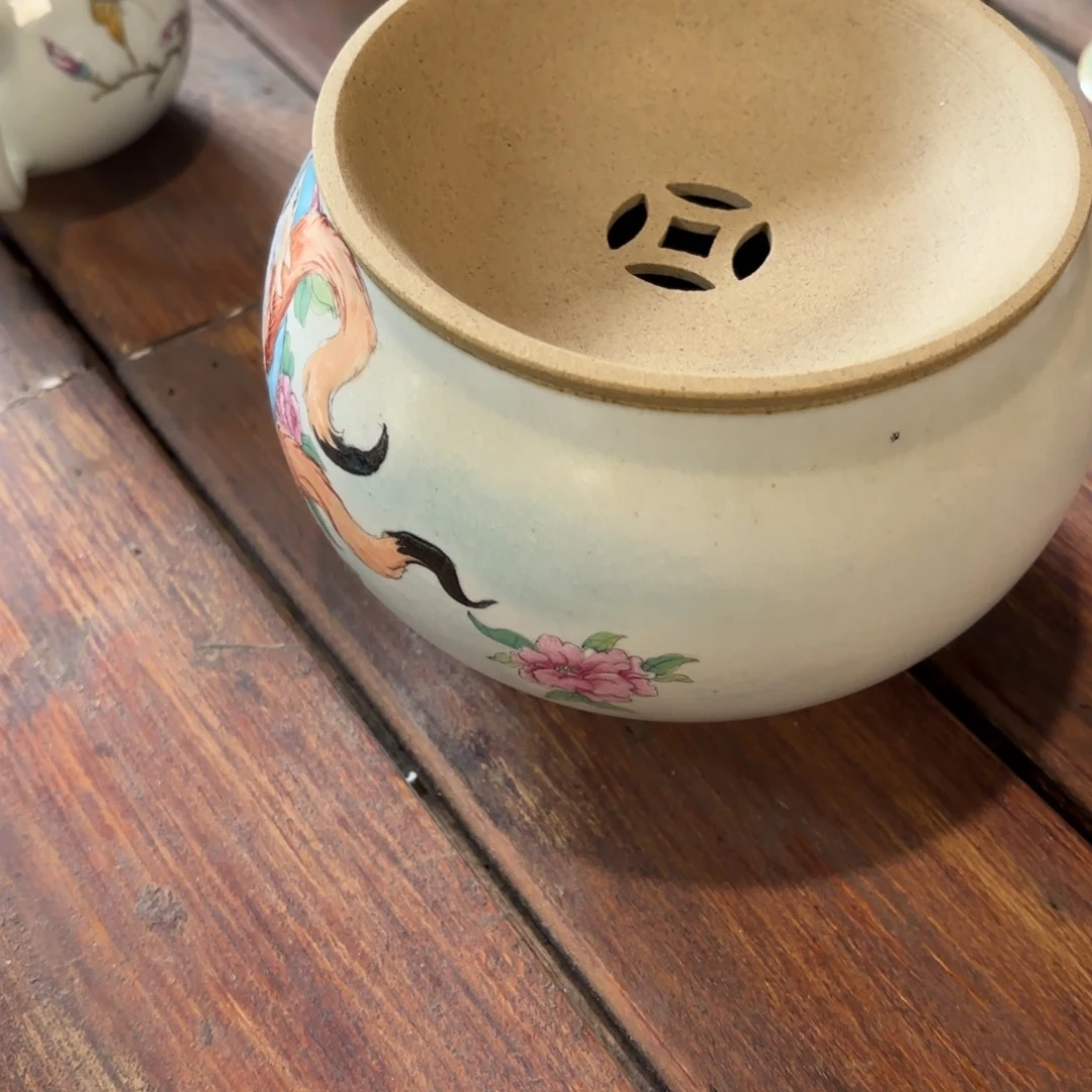 景德镇纯手工制作陶瓷坠*