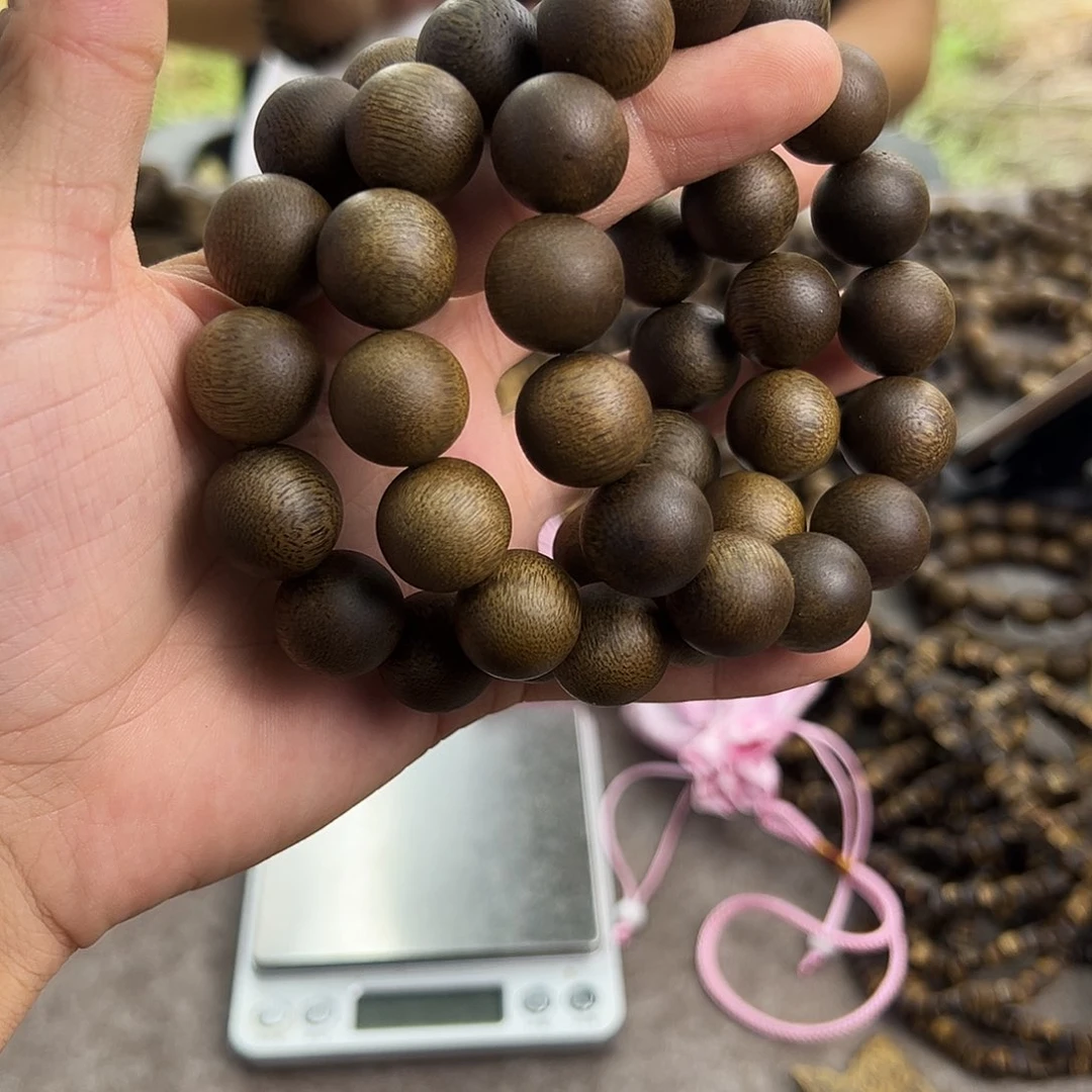 沉香手串沉香1.6圆珠单圈28克多样性发一