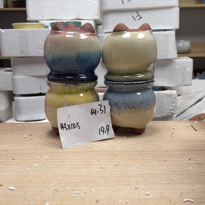 紫砂花盆多肉花盆微瑕31