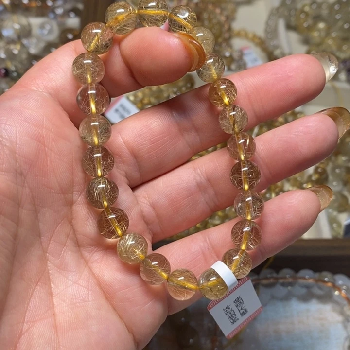 张***）发晶手链未镶嵌天然发晶