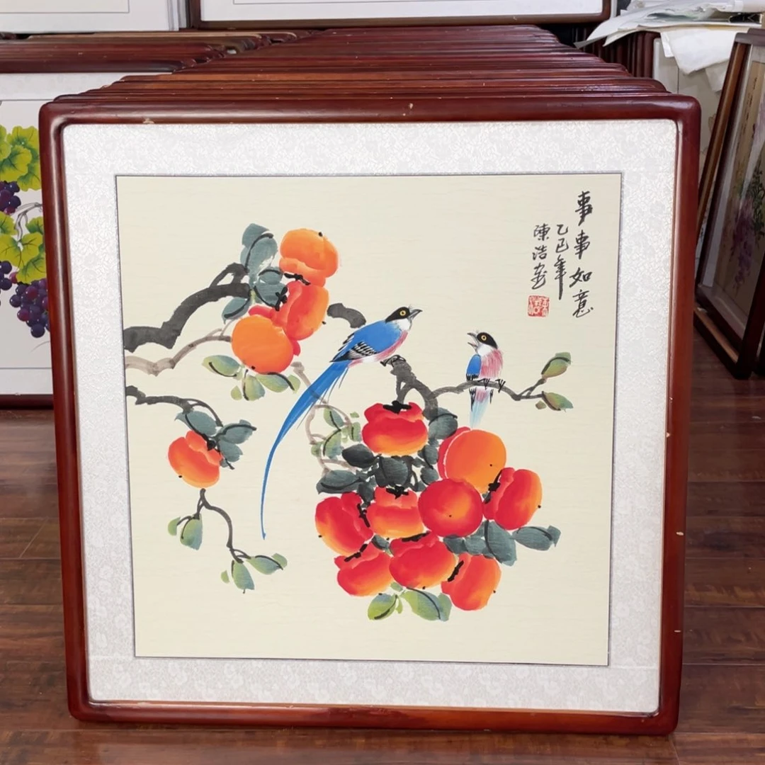 国画带框尺寸63*63厘米