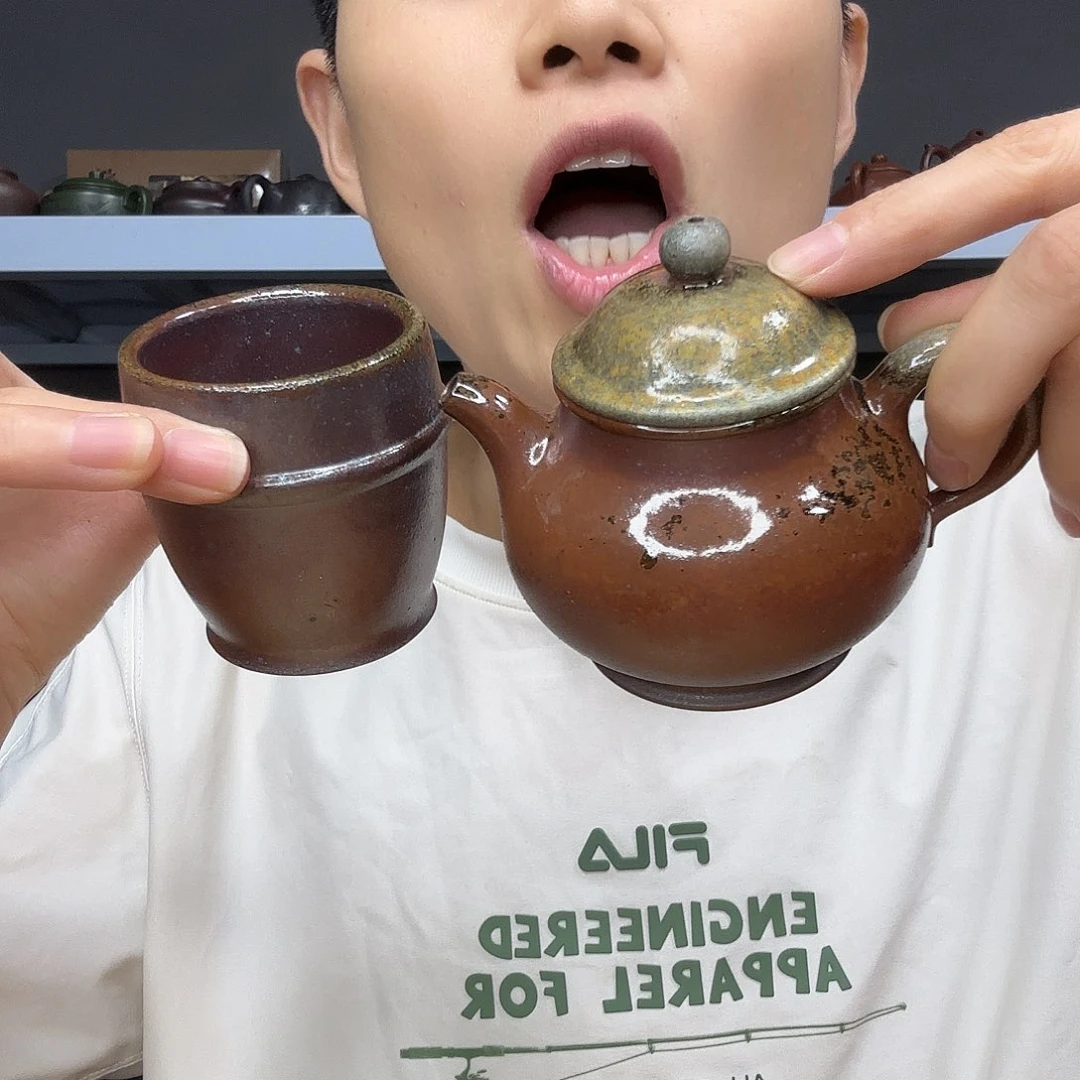 茶壶底槽青民间手艺人全手工制作