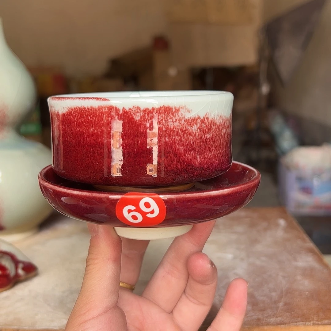 摆件郑家钧窑摆件微