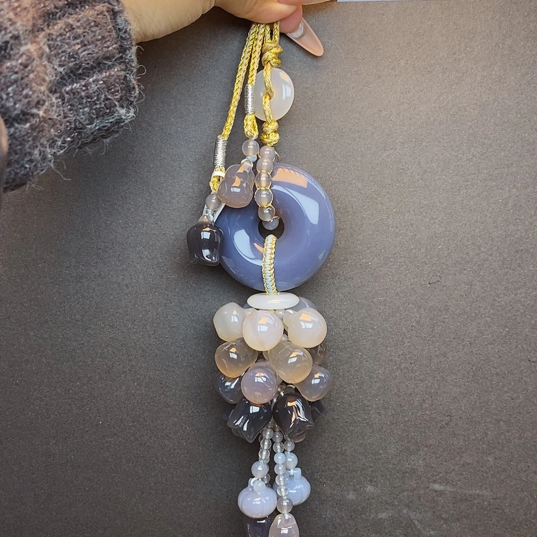 玛瑙/玉髓未镶嵌车挂