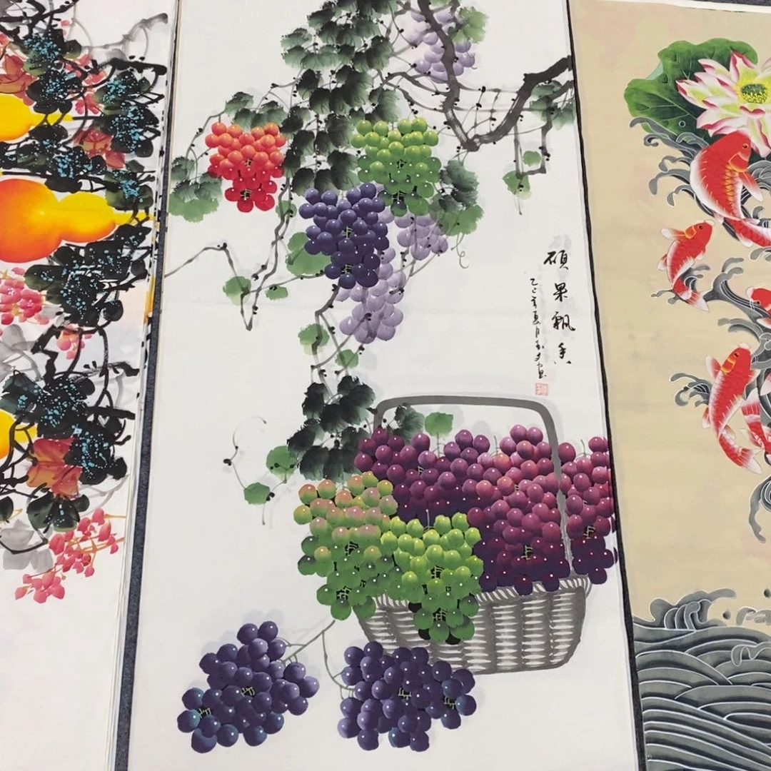 国画尺寸140✖️70四尺精品手绘画