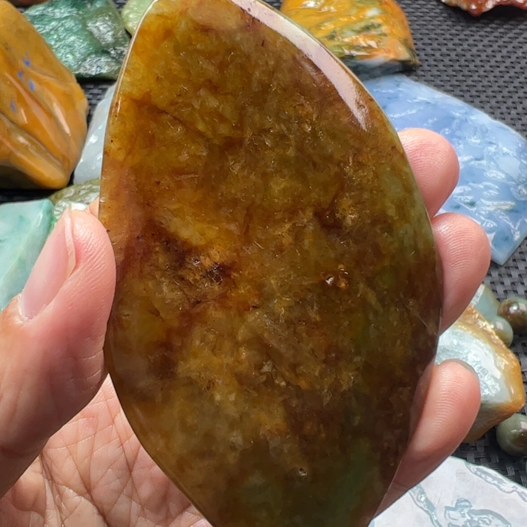 翡翠裸石缅甸翡翠