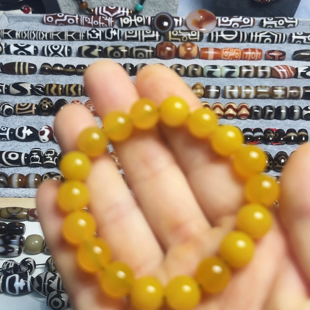 玛瑙/玉髓合金颈饰