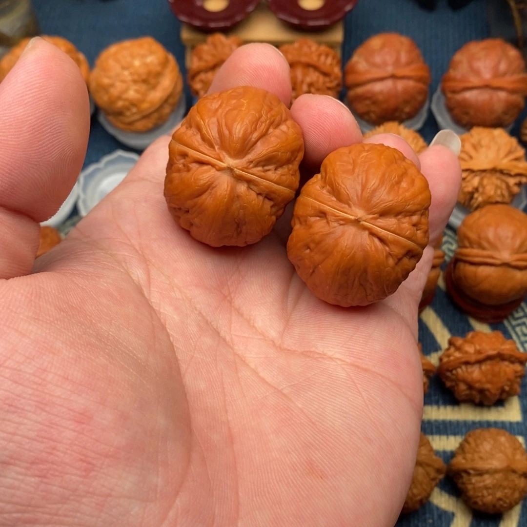 弱***？文玩核桃把件玄武元宝