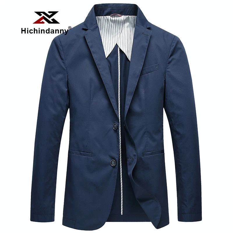 HICHIN休闲西装男春秋季新款潮流修身小西装商务西服上衣薄款外套