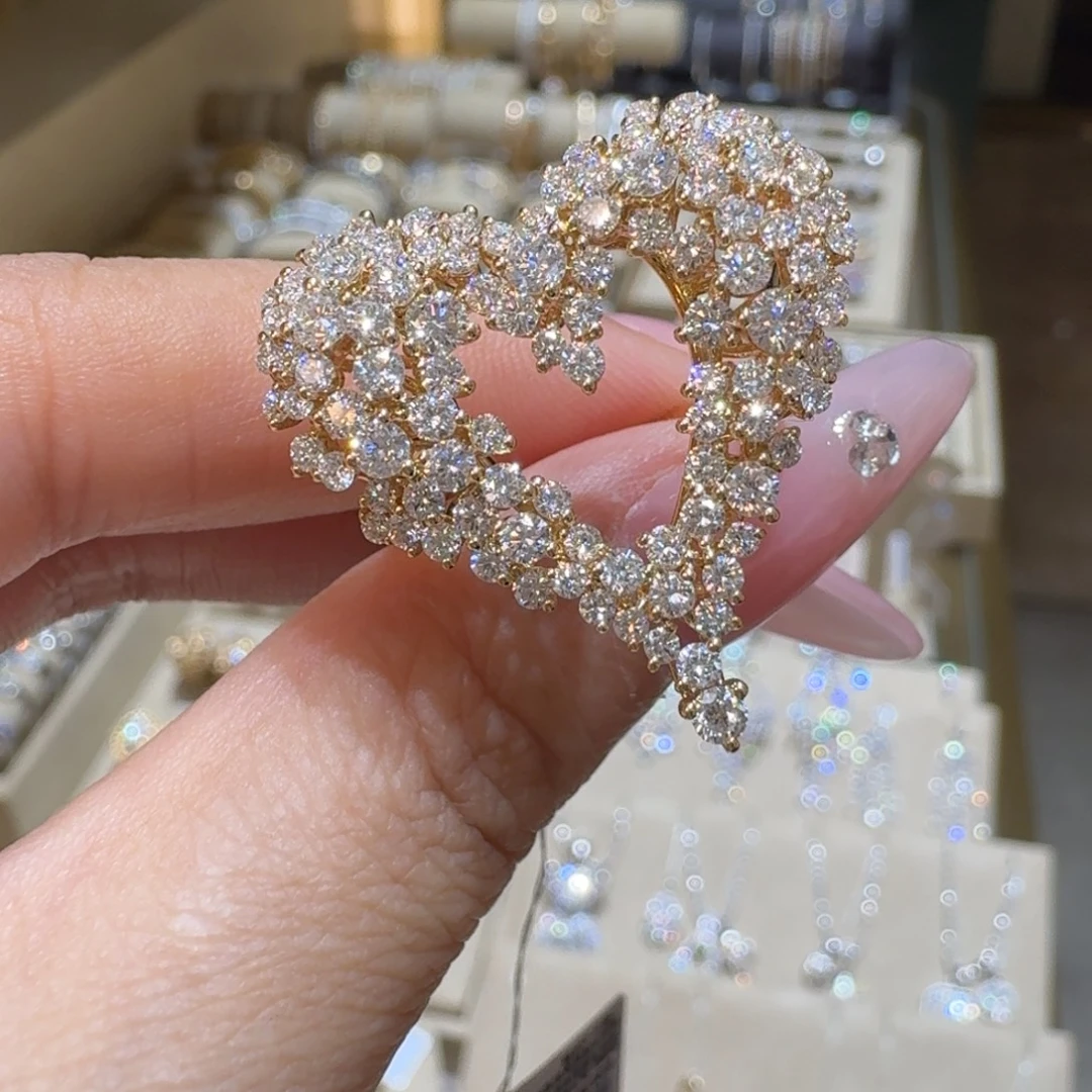 18K金镶嵌钻石戒指/指环