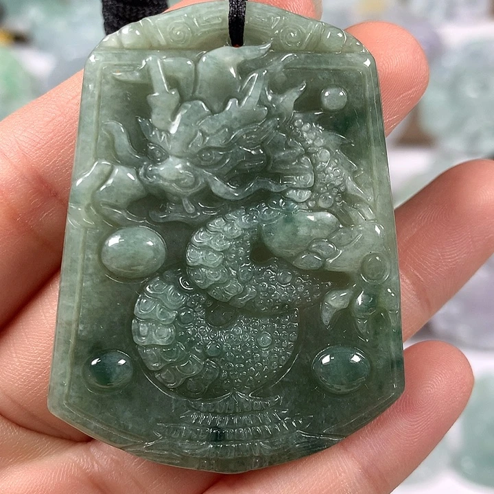 颈饰未镶嵌翡翠龙行天下福利
