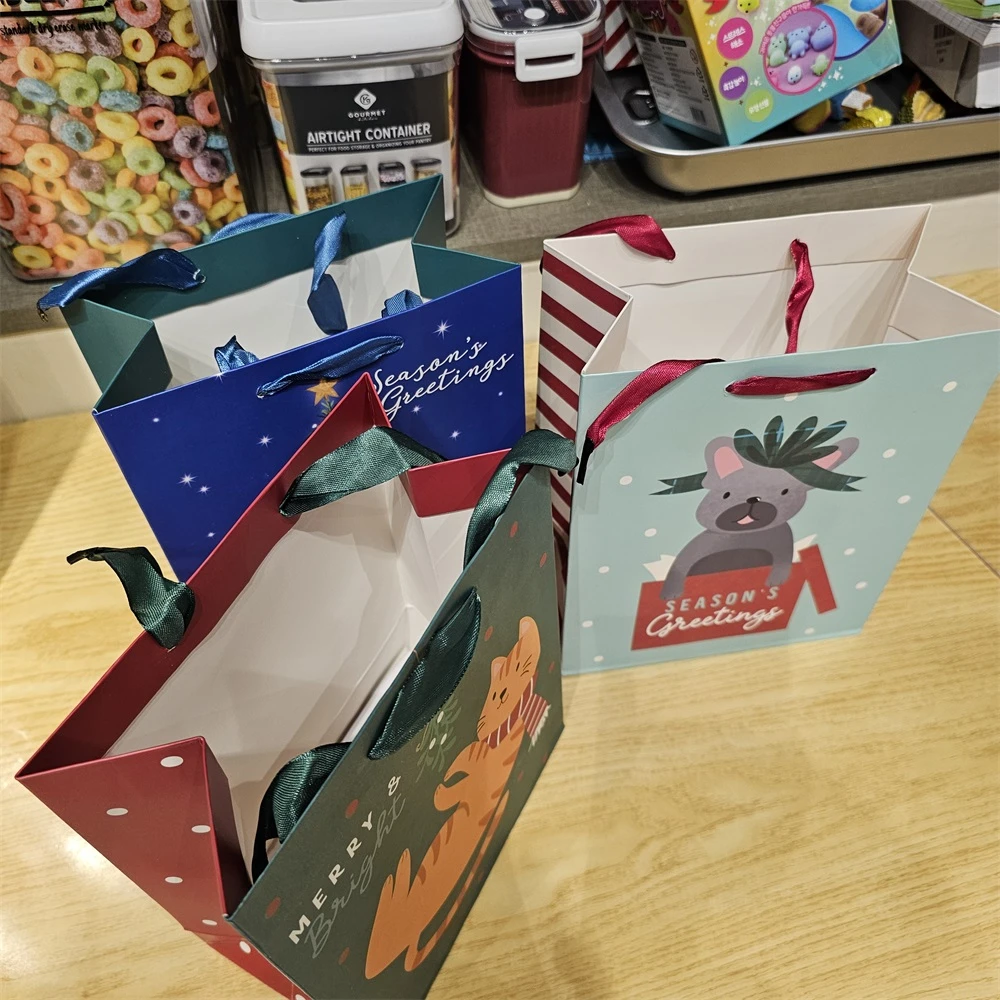 24121018B 环保礼物手提袋节日礼品袋3个装