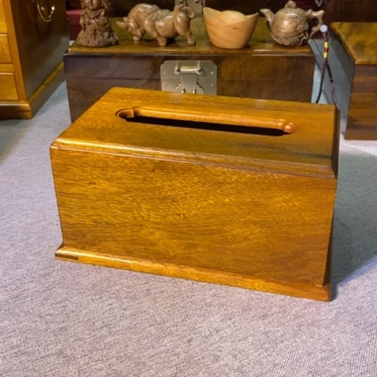 金丝楠金丝楠阴沉木纸巾盒