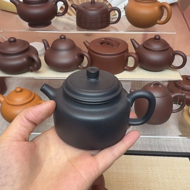于***水紫砂茶壶德钟150cc