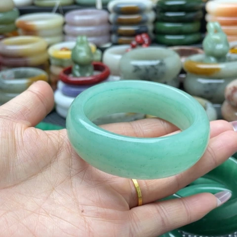 合金手镯石英岩玉
