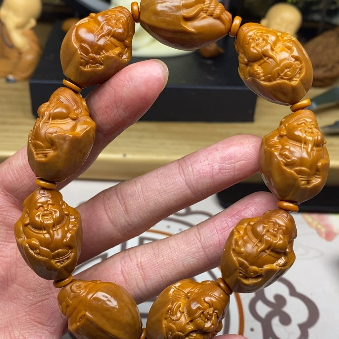 橄榄核手串/手链橄榄核雕工艺手串