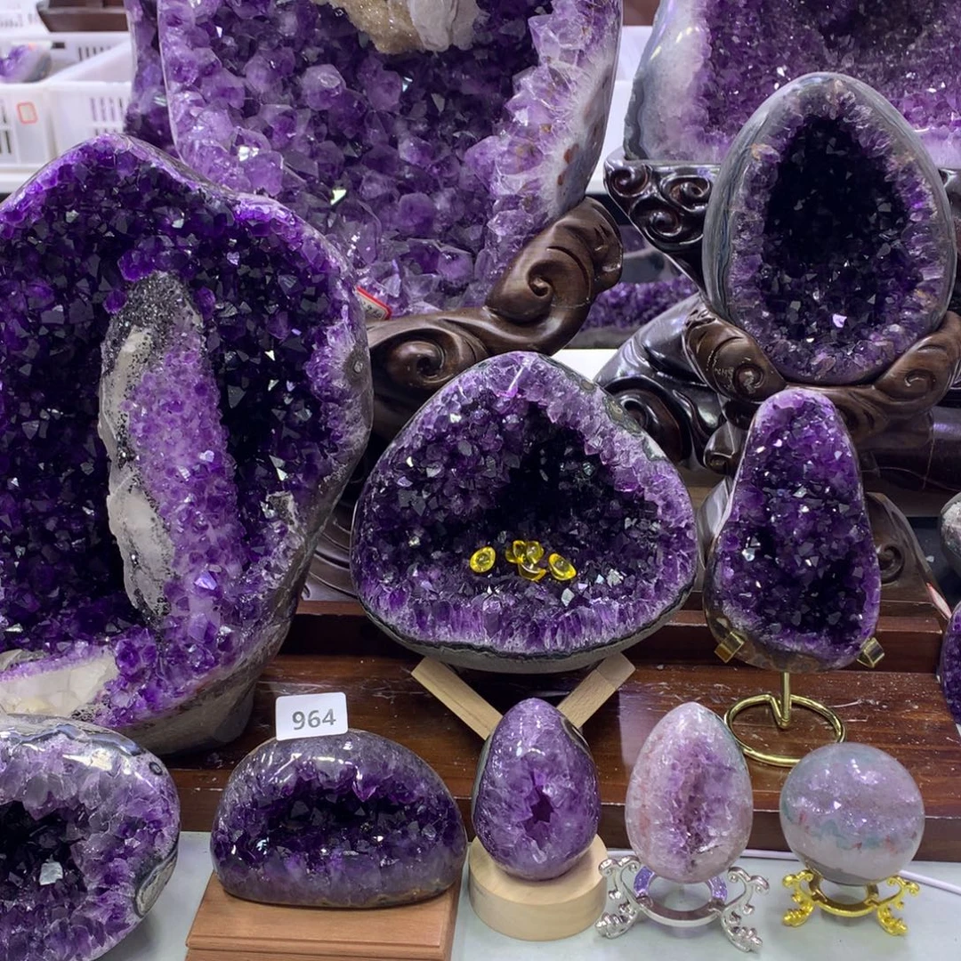 紫晶大型摆件（非配饰）未镶嵌