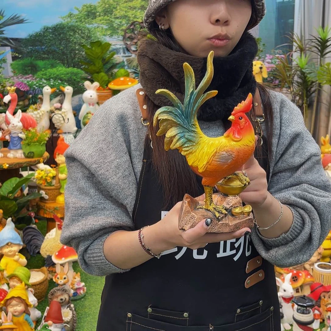 红陶花园庭院摆件&000&