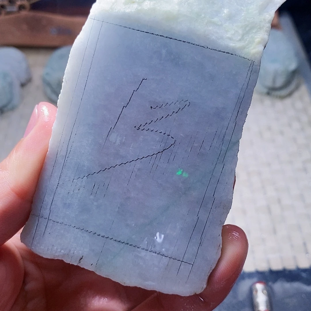 翡翠未镶嵌颈饰588