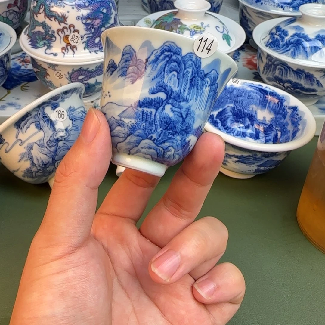 彦祖纯手工手绘茶具114