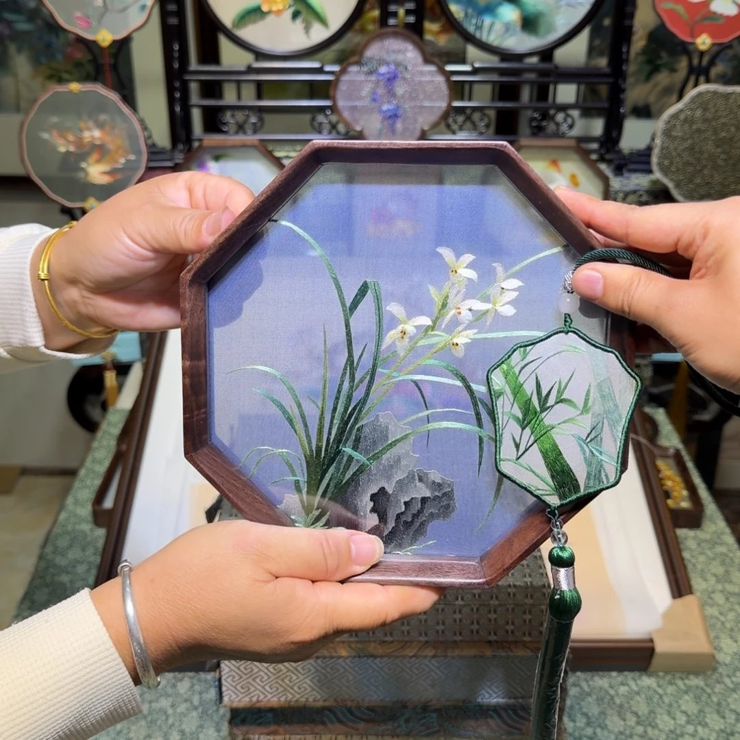 刺绣手工苏绣工艺制作技艺精湛