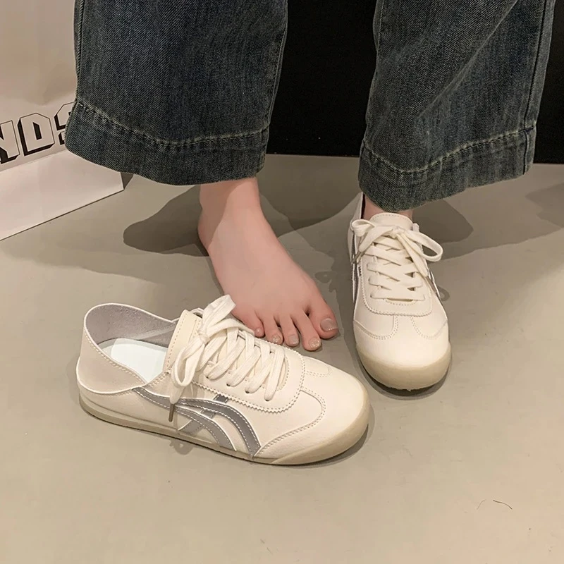 超火阿甘鞋女春夏两穿小白鞋轻便一脚蹬休闲鞋潮鞋百搭舒适