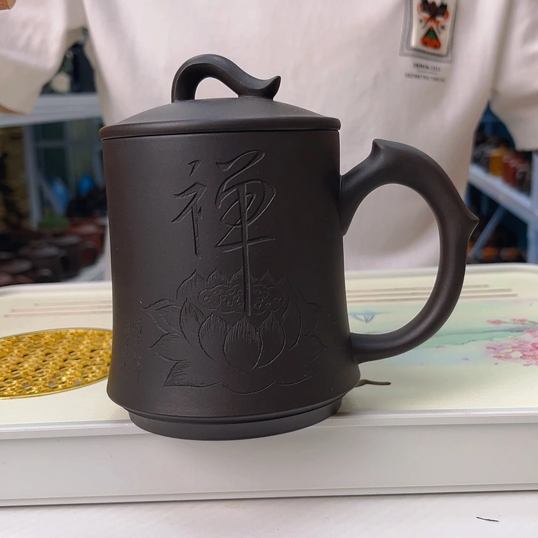 茶杯紫砂紫砂盖杯