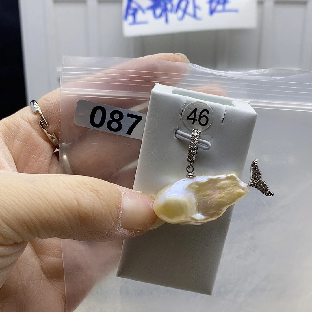 颈饰合金淡水珍珠