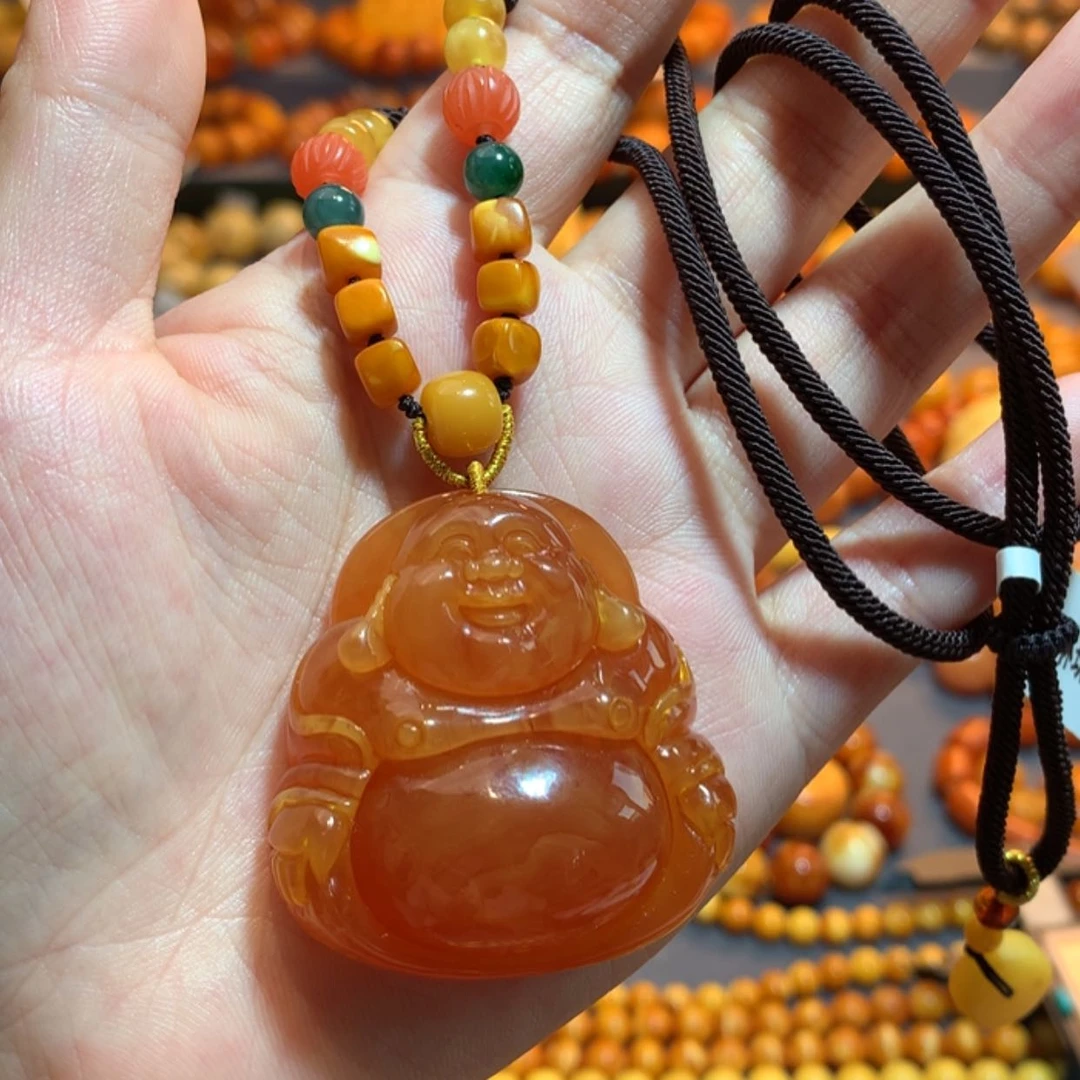 【闪购商品】蜜蜡吊坠(赠链)未镶嵌