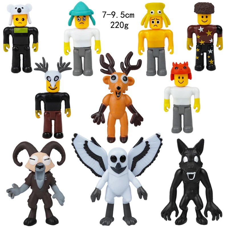 新品森林中的99夜公仔麋鹿虚拟生存游戏周边玩偶模型