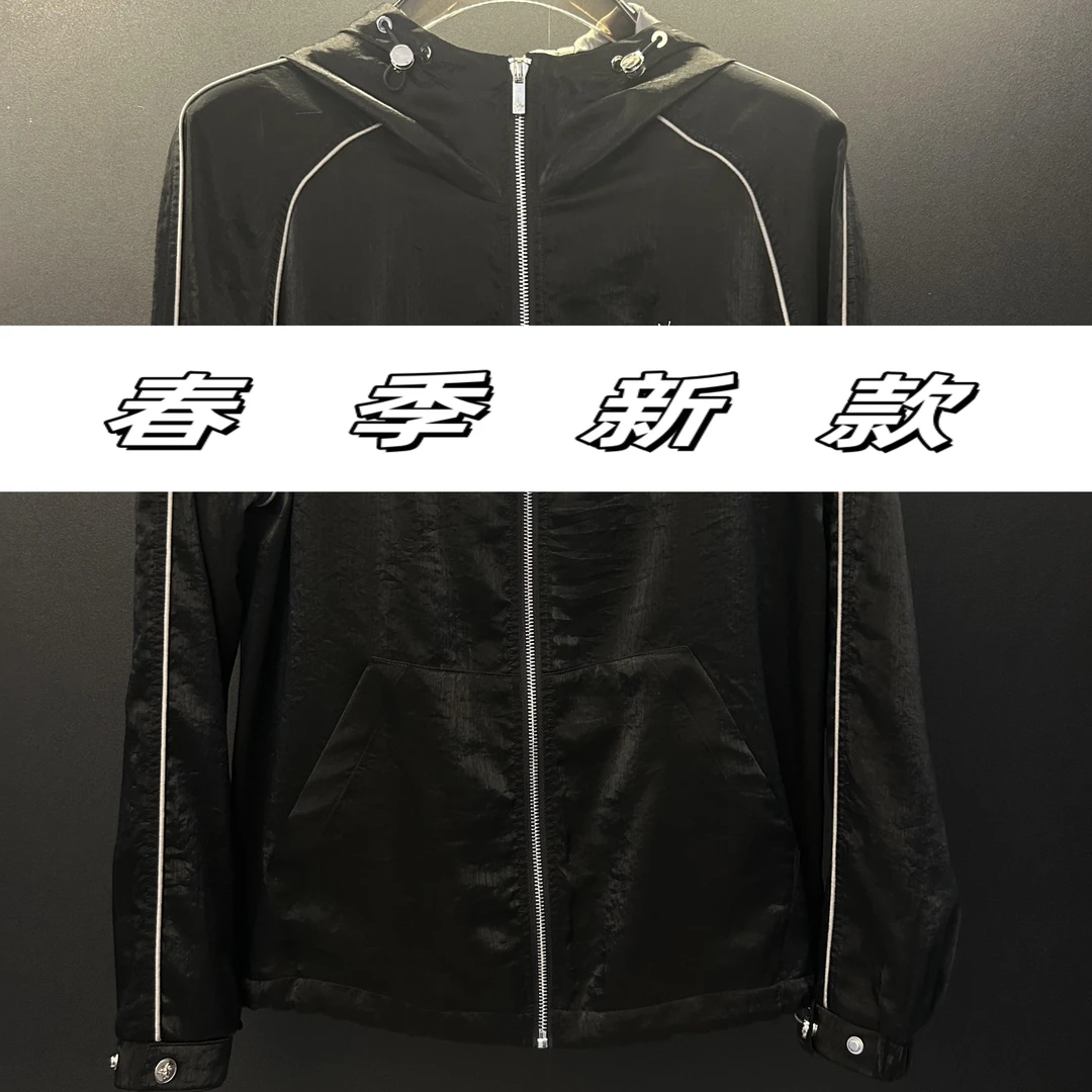 【燕】2025新款醋酸冰感高奢简约百搭夹克外套SD-1148