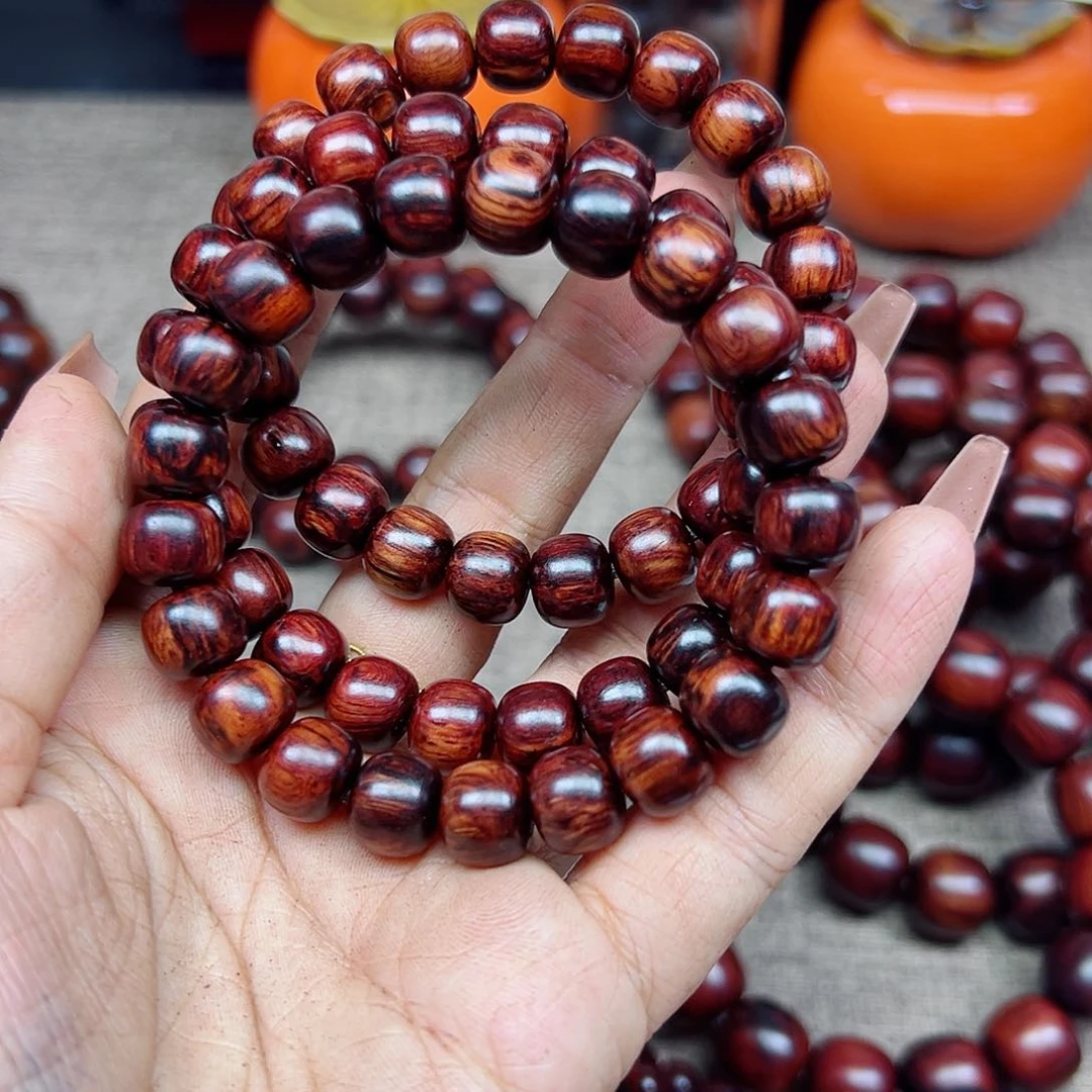 木德**备海南红降黑金1.0苹果珠88