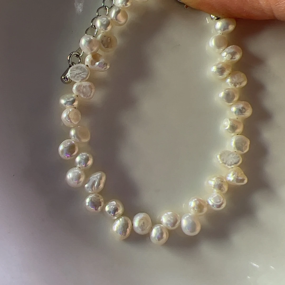 合金手绳淡水珍珠