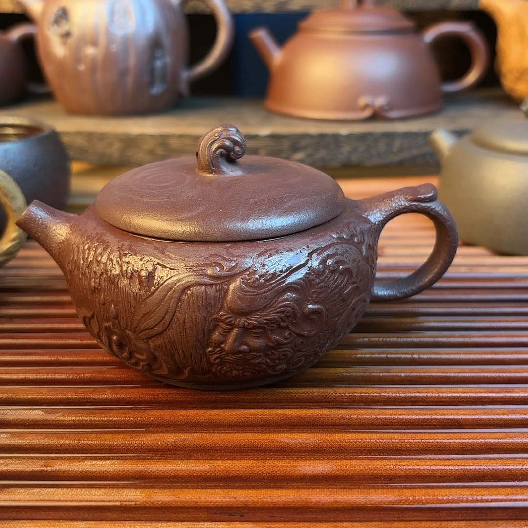 原矿紫泥 莲花禅紫泥 165cc