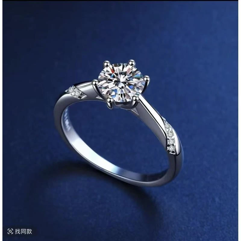 1.0CT T灵家六爪女戒