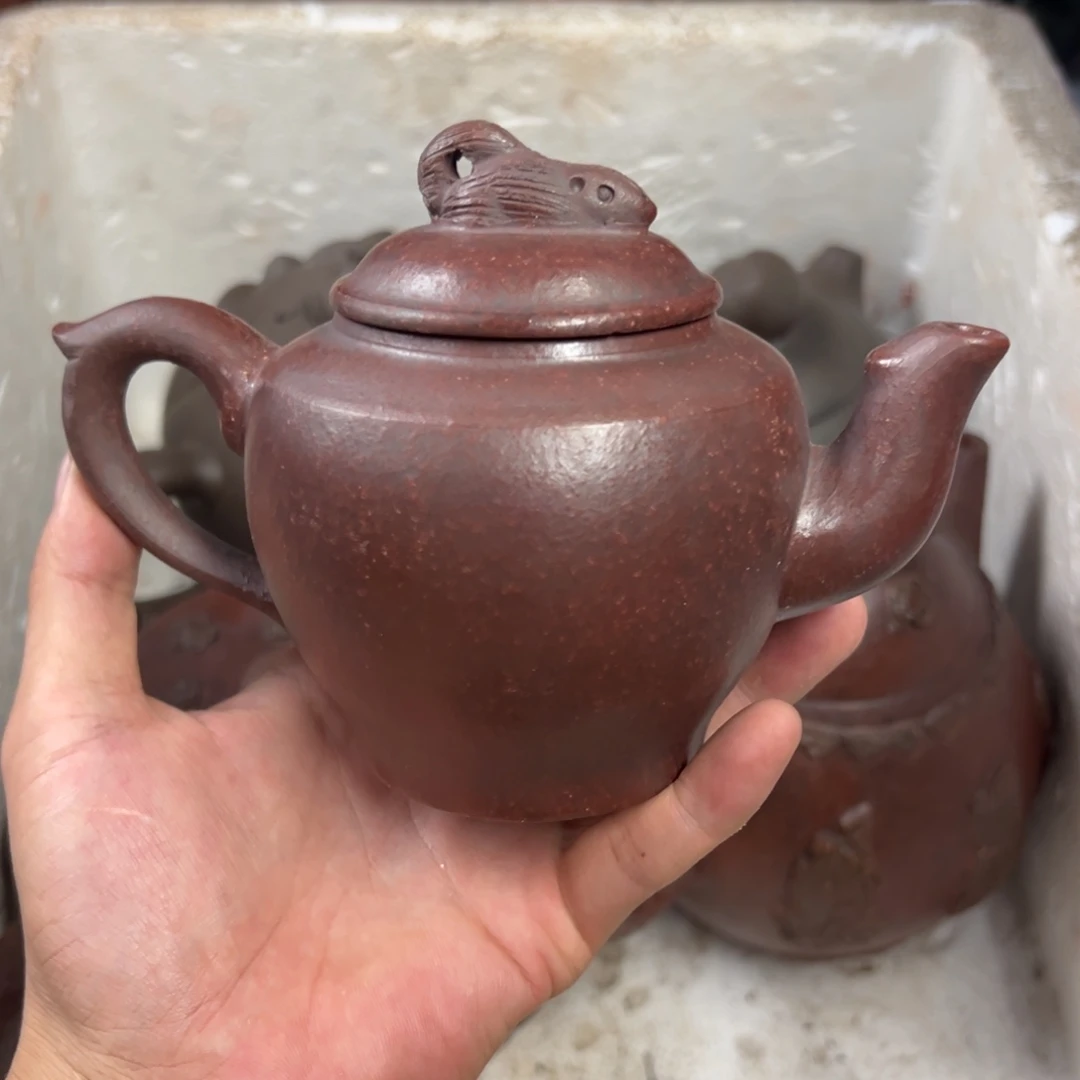 茶壶紫砂宜兴原矿紫砂壶400毫升容量