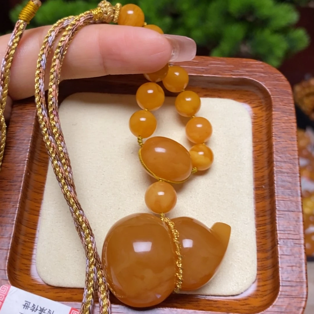 【闪购商品】蜜蜡颈饰未镶嵌项链