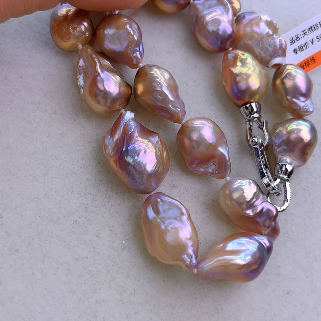 未镶嵌淡水珍珠项链定制905