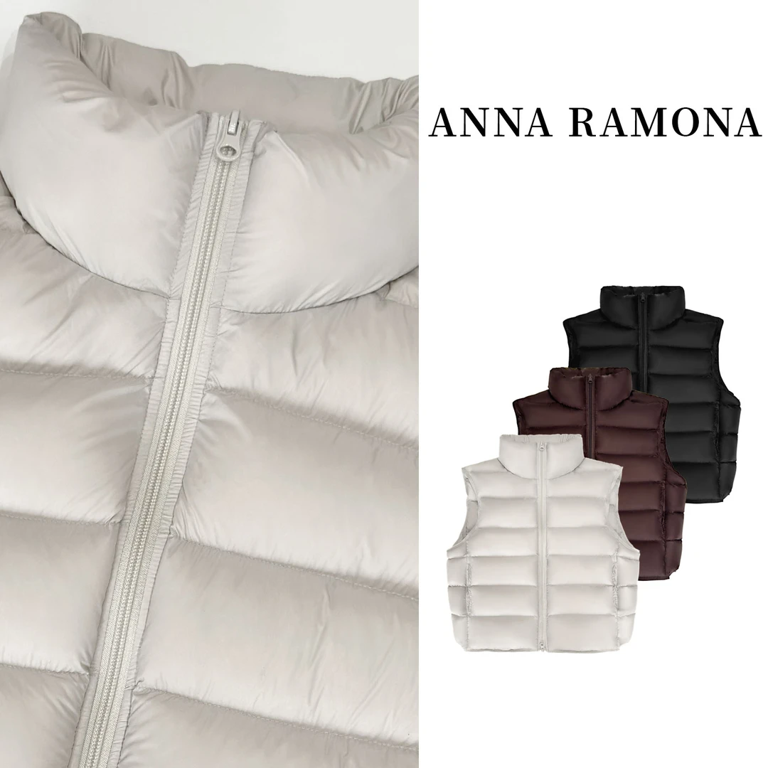 【anna ramona】95%白鸭绒羽绒服马甲