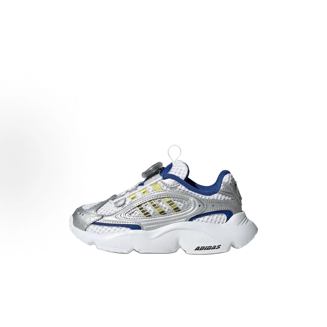 adidas/阿迪达斯小童BOA C 轻盈百搭耐磨低帮儿童休闲鞋 JS2480