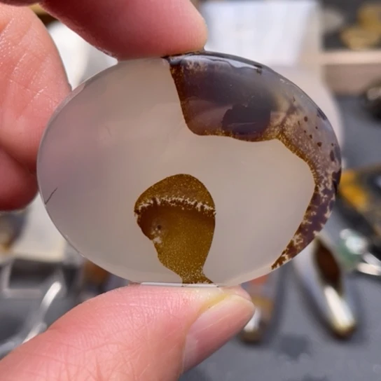 玛瑙/玉髓吊坠(不含链)未镶嵌