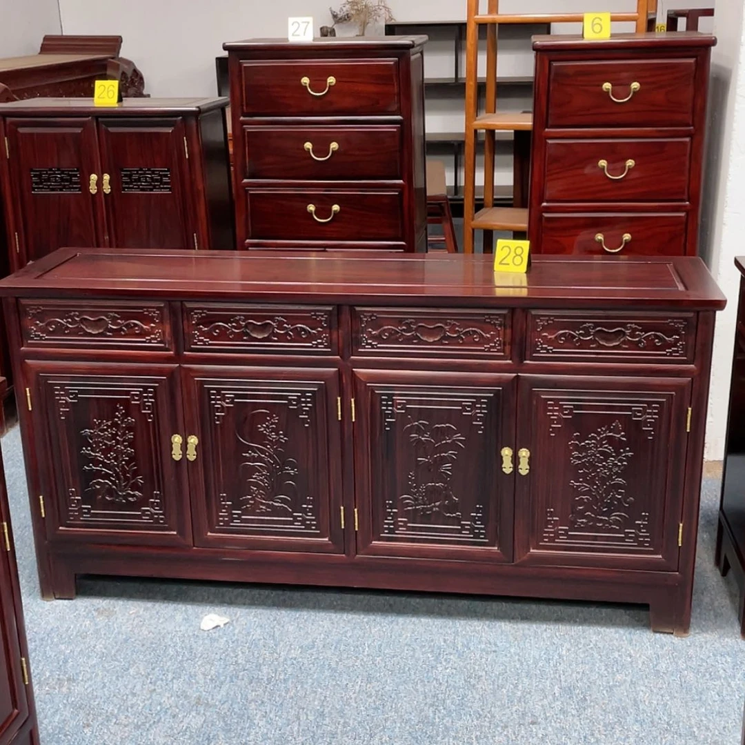 【闪购商品】黑酸枝木类端景台一个餐边柜